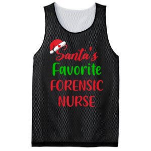 Santas Favorite Forensic Nurse Funny Christmas Mesh Reversible Basketball Jersey Tank