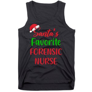 Santas Favorite Forensic Nurse Funny Christmas Tank Top