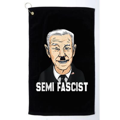 Semi Fascist Funny Political Humor Biden Quotes Platinum Collection Golf Towel