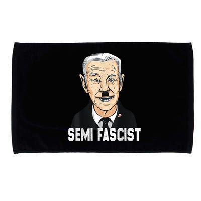 Semi Fascist Funny Political Humor Biden Quotes Microfiber Hand Towel