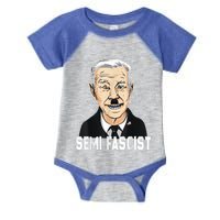 Semi Fascist Funny Political Humor Biden Quotes Infant Baby Jersey Bodysuit