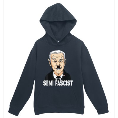 Semi Fascist Funny Political Humor Biden Quotes Urban Pullover Hoodie