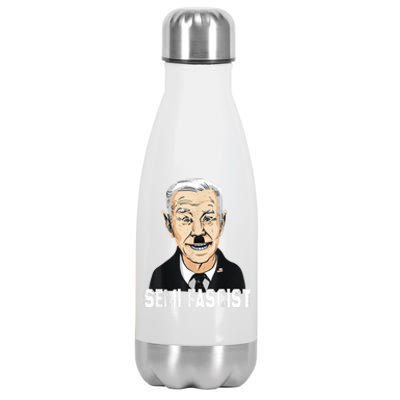 Semi Fascist Funny Political Humor Biden Quotes Stainless Steel Insulated Water Bottle