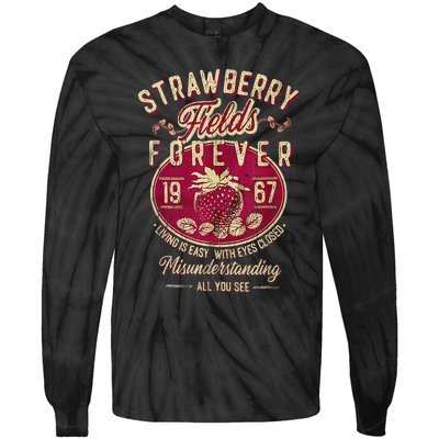 Strawberry Fields Forever Gift For Music Lovers Tie-Dye Long Sleeve Shirt