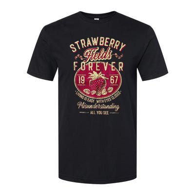 Strawberry Fields Forever Gift For Music Lovers Softstyle CVC T-Shirt