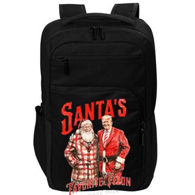 SantaS Favorite Felon Since 2024 Christmas Xmas Impact Tech Backpack