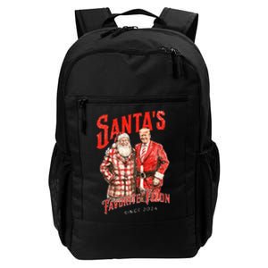 SantaS Favorite Felon Since 2024 Christmas Xmas Daily Commute Backpack