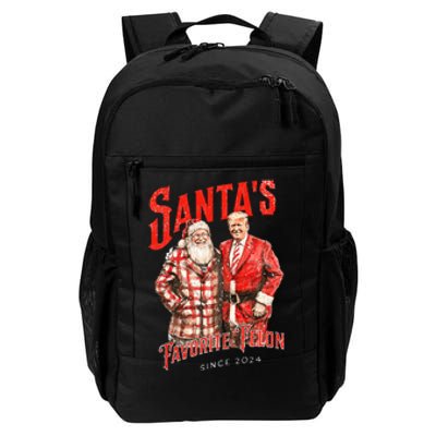 SantaS Favorite Felon Since 2024 Christmas Xmas Daily Commute Backpack