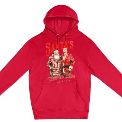 SantaS Favorite Felon Since 2024 Christmas Xmas Premium Pullover Hoodie