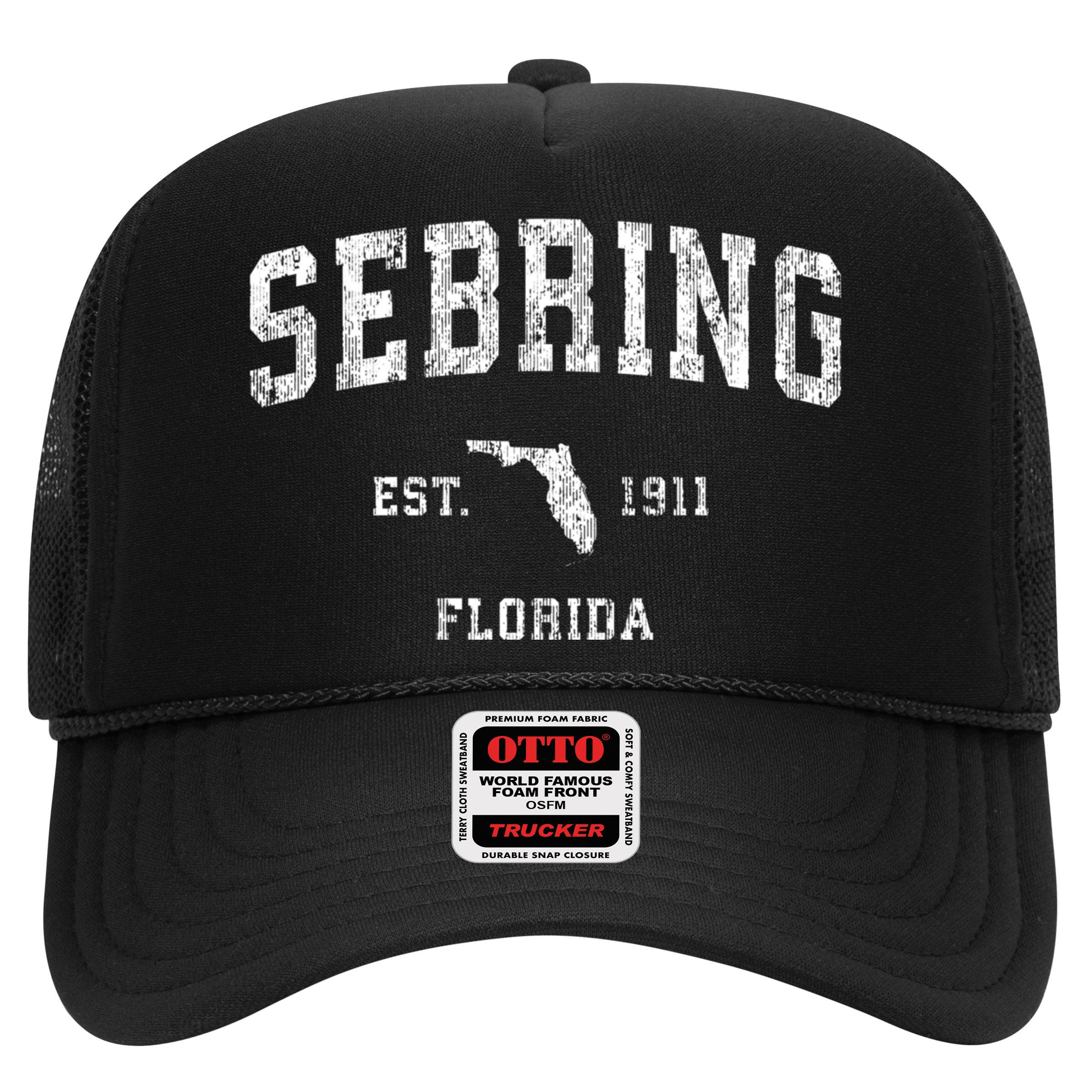 Sebring Florida Fl Vintage Athletic Sports Hat