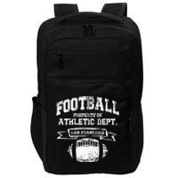 San Francisco Football Property Athletic Dept Retro Grunge Impact Tech Backpack