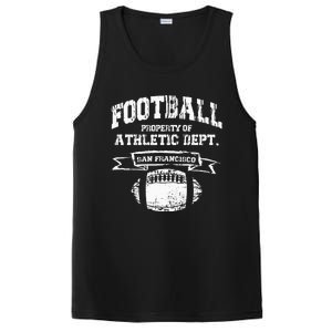 San Francisco Football Property Athletic Dept Retro Grunge PosiCharge Competitor Tank