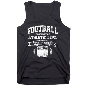 San Francisco Football Property Athletic Dept Retro Grunge Tank Top