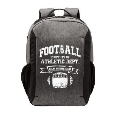 San Francisco Football Property Athletic Dept Retro Grunge Vector Backpack