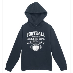 San Francisco Football Property Athletic Dept Retro Grunge Urban Pullover Hoodie