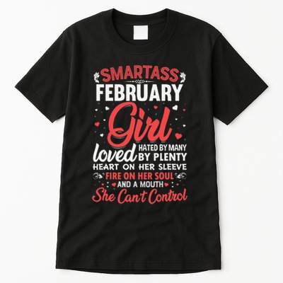 Smartass February For Wo Tall T-Shirt