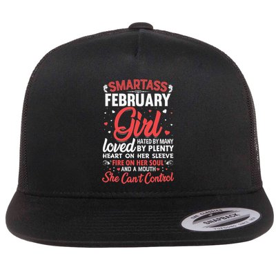 Smartass February For Wo Flatbill Hat