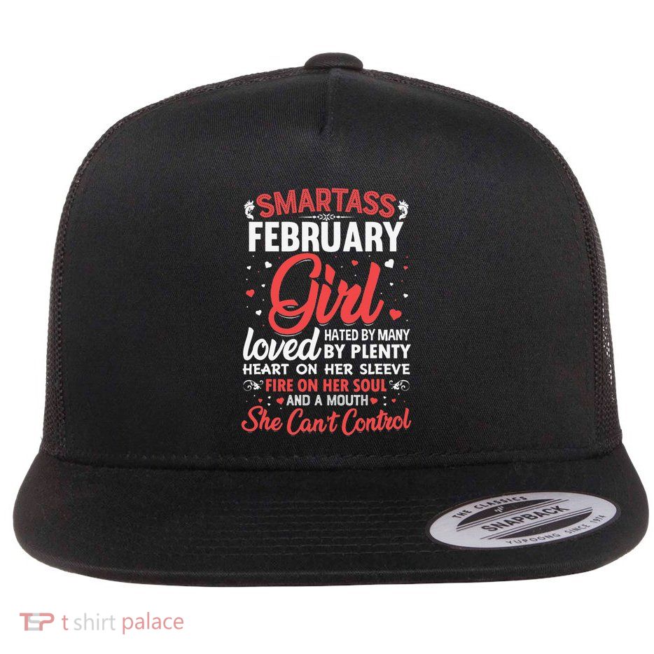 Smartass February For Wo Flatbill Hat