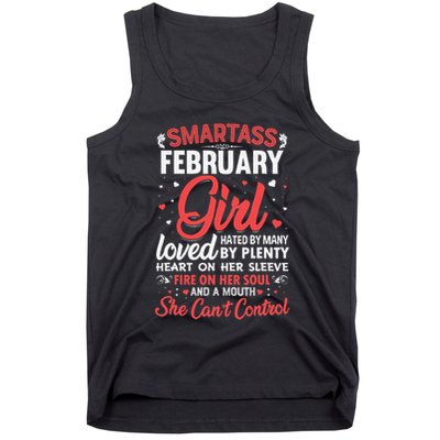 Smartass February For Wo Tank Top