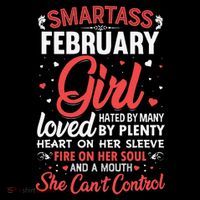 Smartass February For Wo Toddler T-Shirt