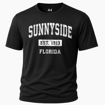 Sunnyside Florida Fl Vintage Sports Established Design Cooling Performance Crew T-Shirt