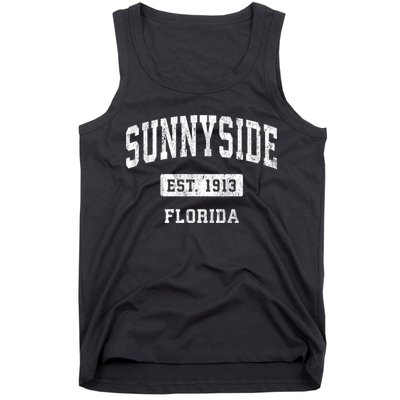 Sunnyside Florida Fl Vintage Sports Established Design Tank Top