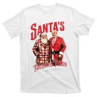 SantaS Favorite Felon Since 2024 Christmas Xmas Funny Trump T-Shirt