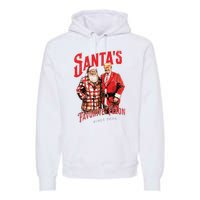 SantaS Favorite Felon Since 2024 Christmas Xmas Funny Trump Premium Hoodie