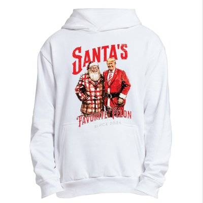 SantaS Favorite Felon Since 2024 Christmas Xmas Funny Trump Urban Pullover Hoodie