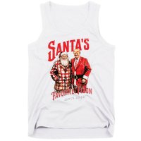 SantaS Favorite Felon Since 2024 Christmas Xmas Funny Trump Tank Top