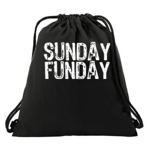 Sunday Funday Football Drawstring Bag