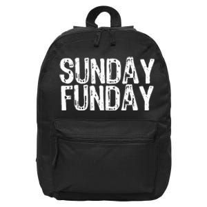 Sunday Funday Football 16 in Basic Backpack