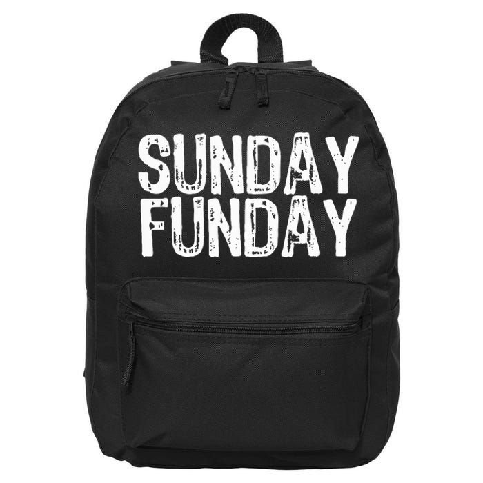 Sunday Funday Football 16 in Basic Backpack