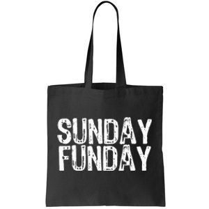 Sunday Funday Football Tote Bag