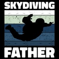 Skydiving Father For Father's Day Gift Cooling Performance Crew T-Shirt