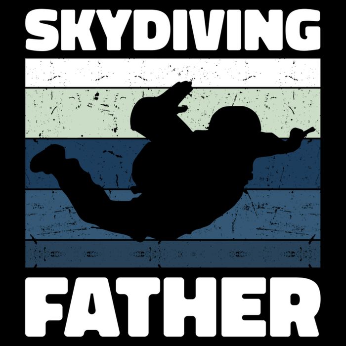 Skydiving Father For Father's Day Gift Cooling Performance Crew T-Shirt