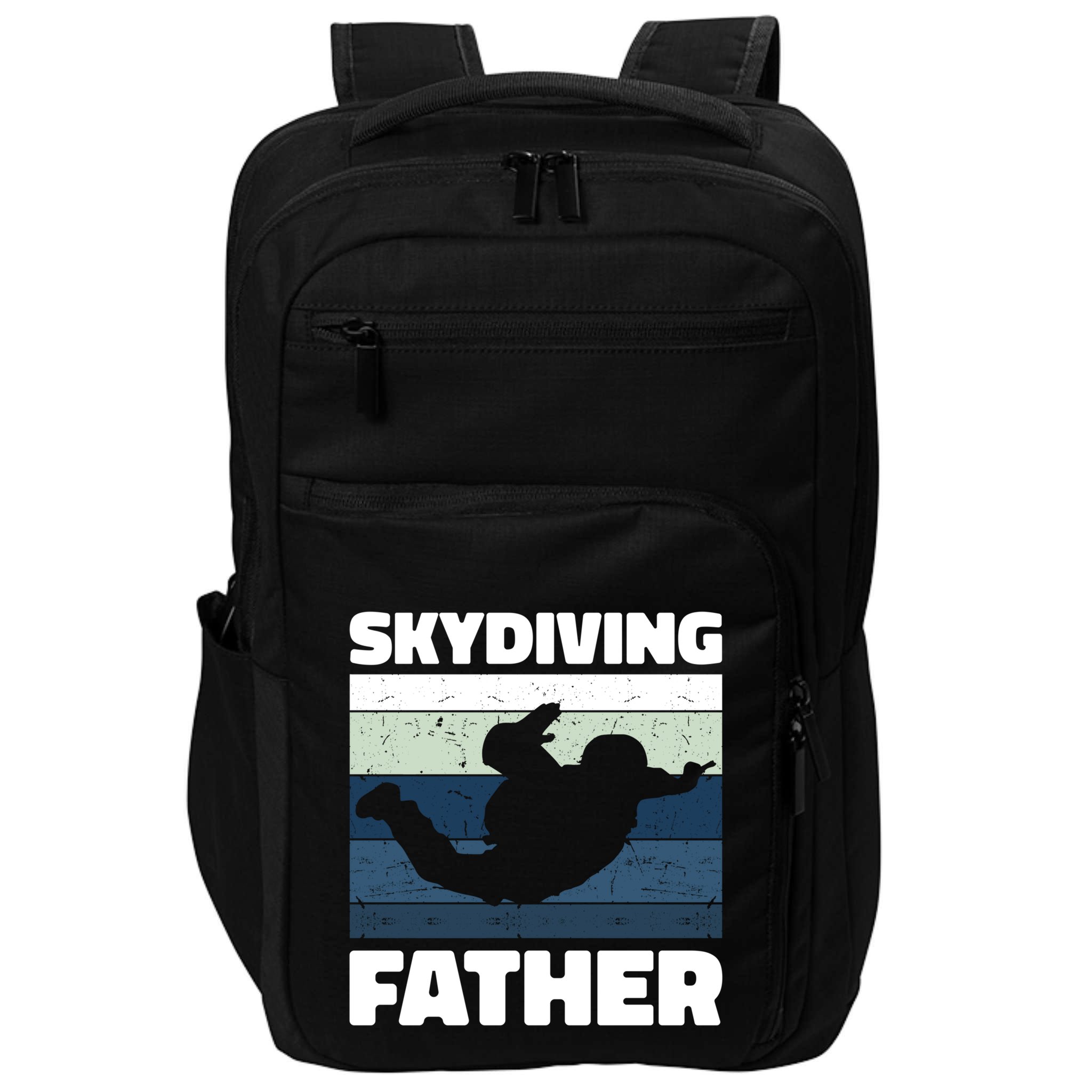 Skydiving Father For Father's Day Gift Impact Tech Backpack