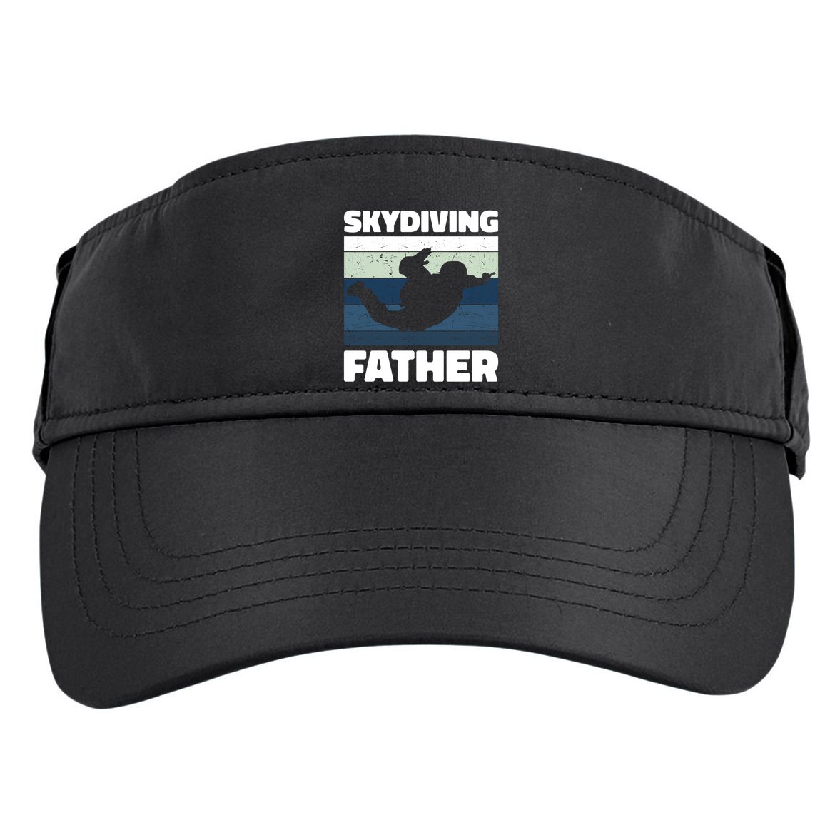 Skydiving Father For Father's Day Gift Adult Drive Performance Visor