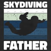 Skydiving Father For Father's Day Gift Adult Drive Performance Visor