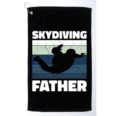 Skydiving Father For Father's Day Gift Golf Towel