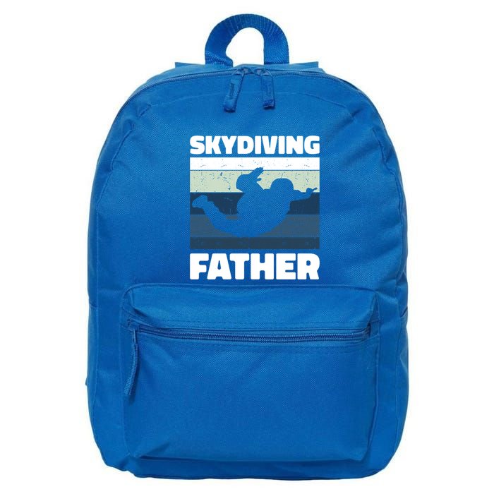 Skydiving Father For Father's Day Gift 16 in Basic Backpack