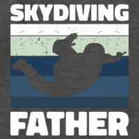 Skydiving Father For Father's Day Gift Vector Backpack