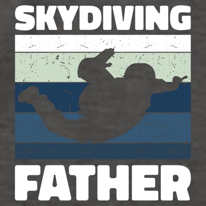 Skydiving Father For Father's Day Gift Vector Backpack