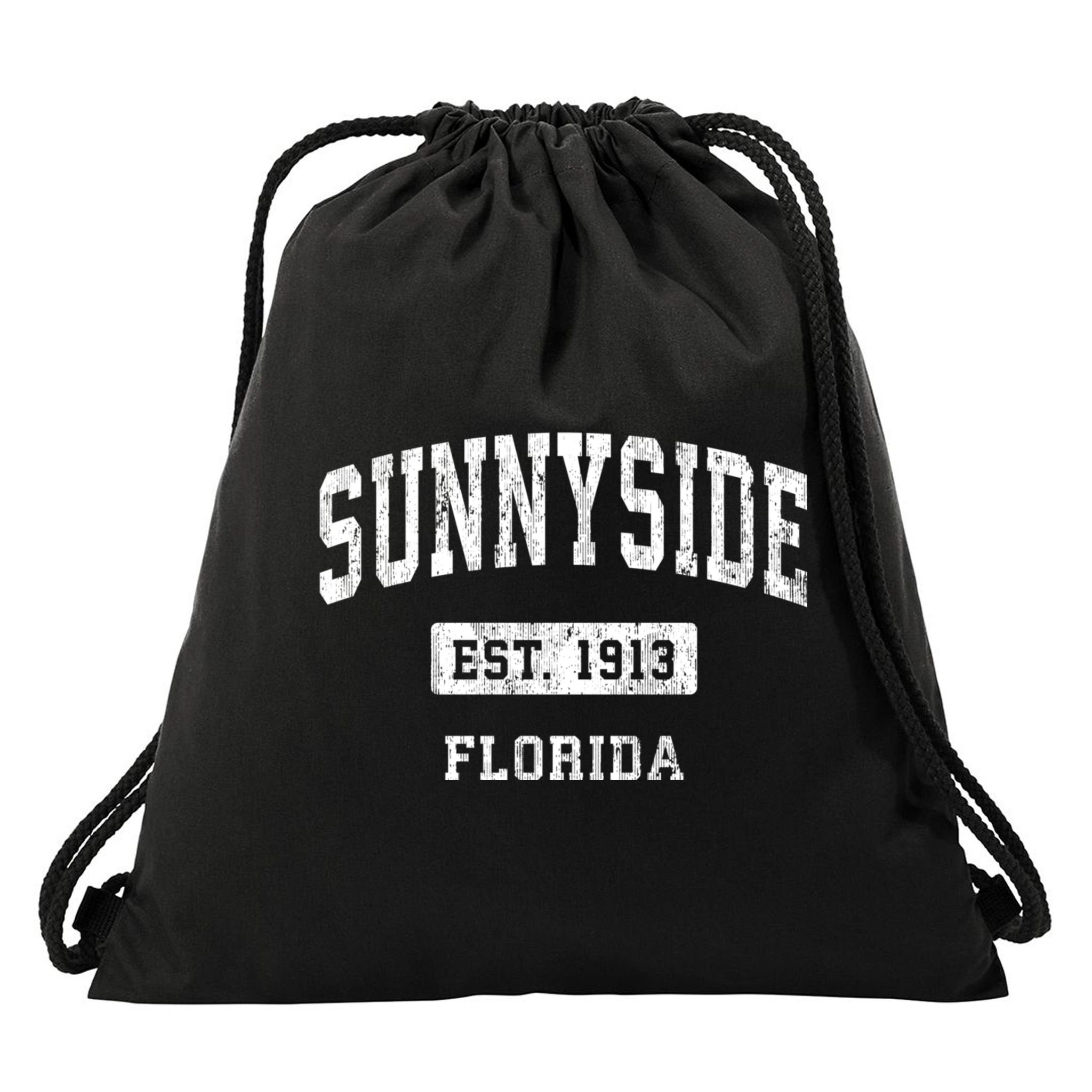 Sunnyside Florida Fl Vintage Sports Drawstring Bag