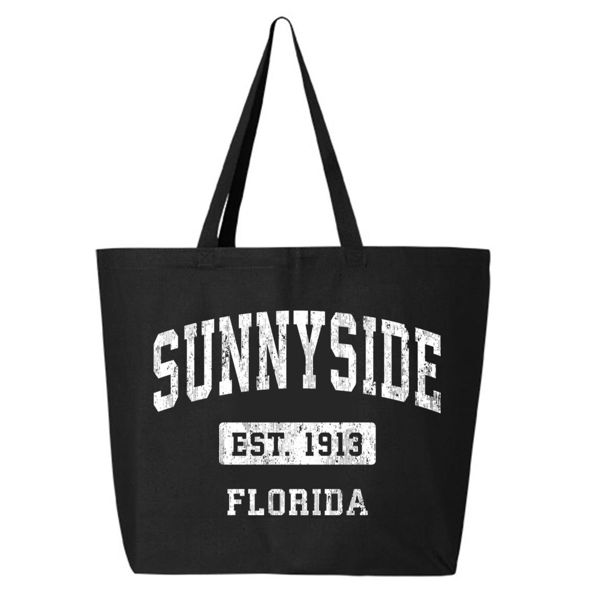 Sunnyside Florida Fl Vintage Sports 25L Jumbo Tote