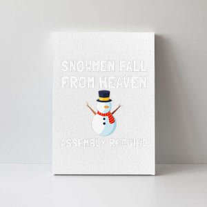 Snowmen Fall From Heaven Assembly Required Christmas Design Canvas