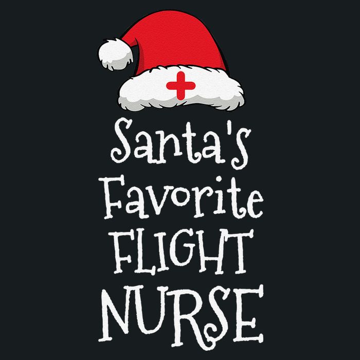 Santas Favorite Flight Nurse Christmas Funny Coaster