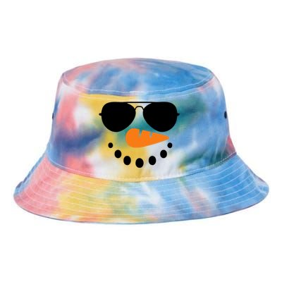 Snowman Face Family Christmas Matching Costume Tie Dye Newport Bucket Hat