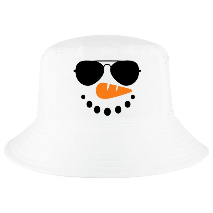 Snowman Face Family Christmas Matching Costume Cool Comfort Performance Bucket Hat