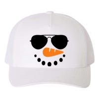 Snowman Face Family Christmas Matching Costume Yupoong Adult 5-Panel Trucker Hat